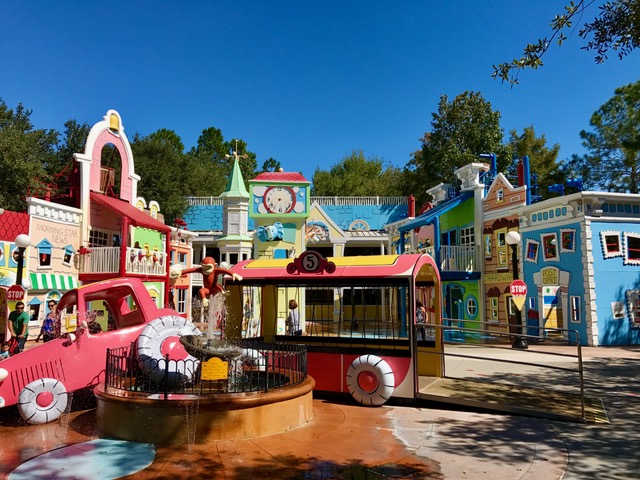 Curious George Goes to Town, a children's aqua play and ball play area at Universal Studios Florida