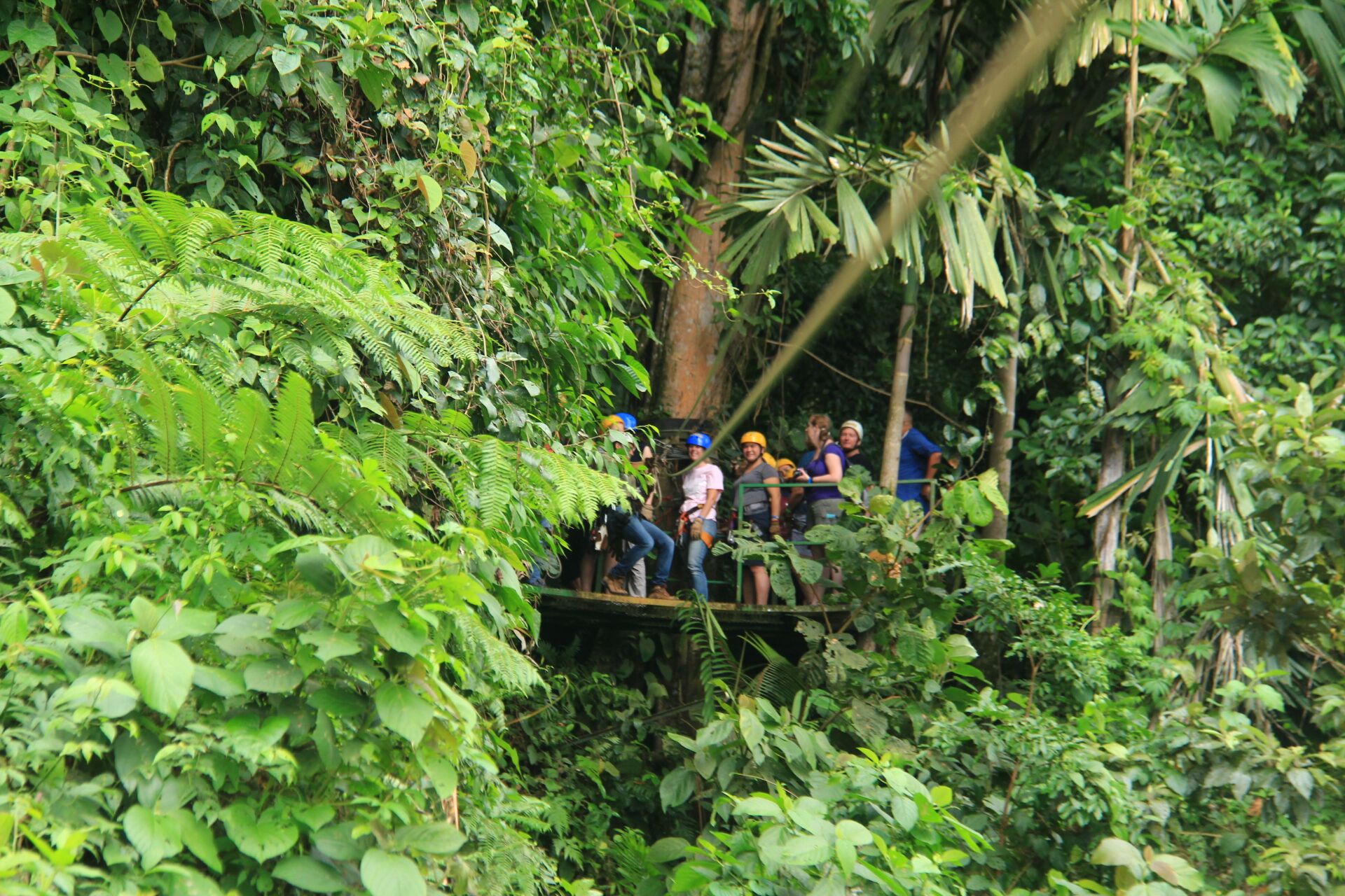 people at Arenal Park