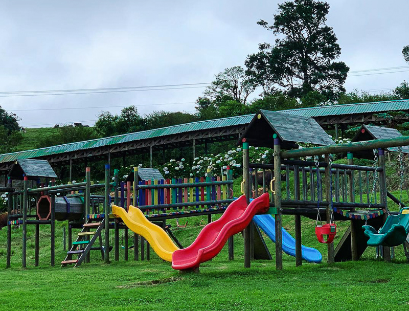 children playground in open air