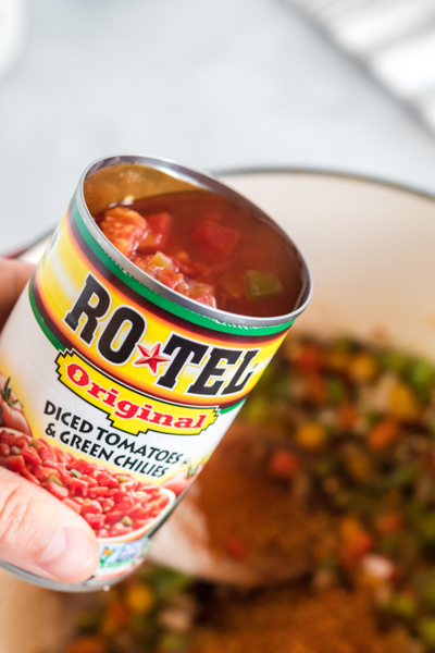 open can of rotel