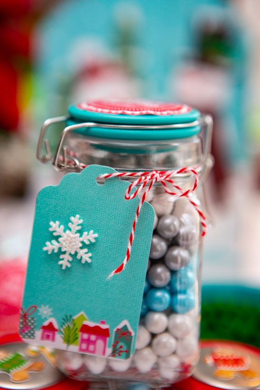 Christmas jar of candy