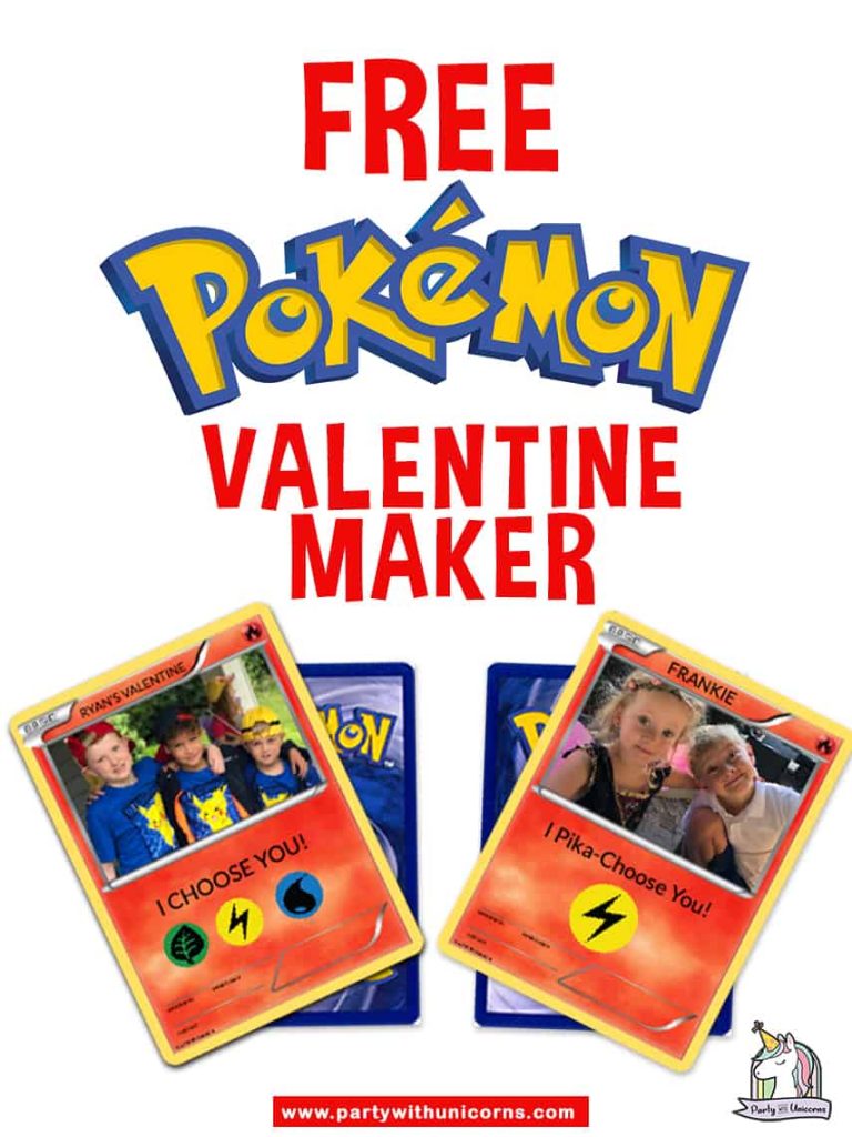 Personalized Pokémon Valentine Maker