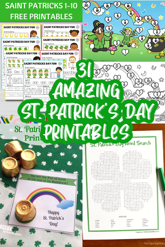 St. Patrick's day printables