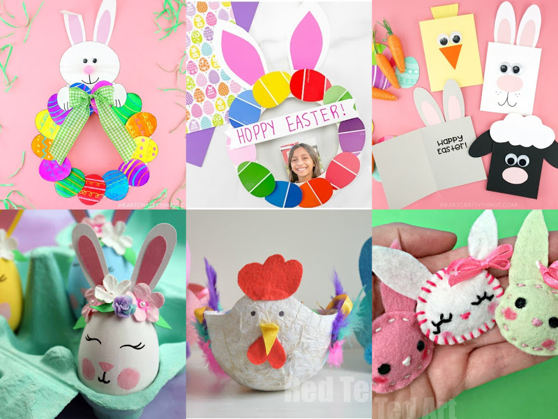 40 + Easy Easter Crafts for Kids; Fun Crafts to get Kids Excited!