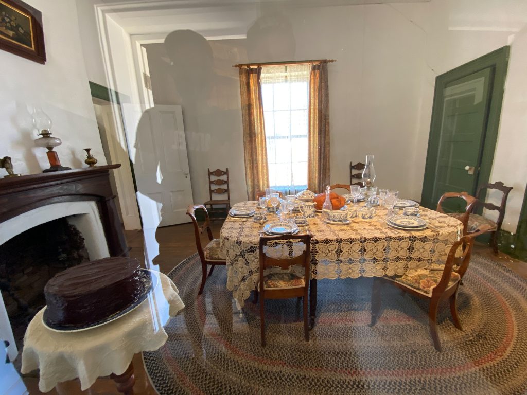 old fashioned dining room