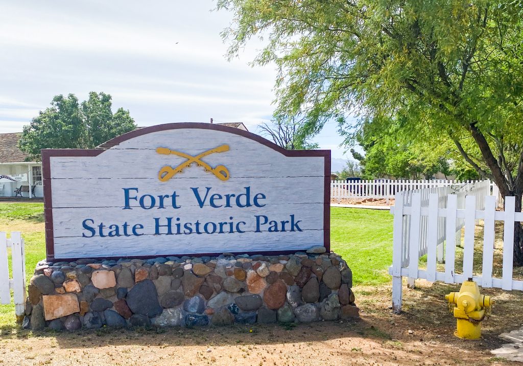 Fort Verde State Historic Park sign