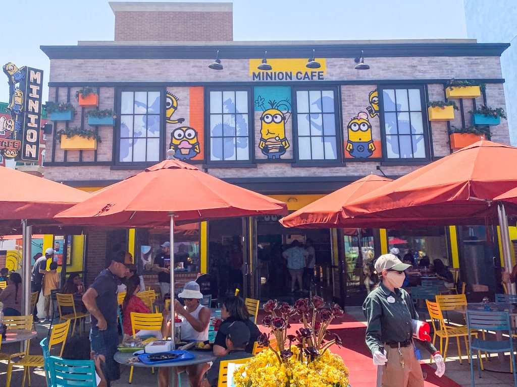 Front of the Minion Cafe at Universal Studios Hollywood™