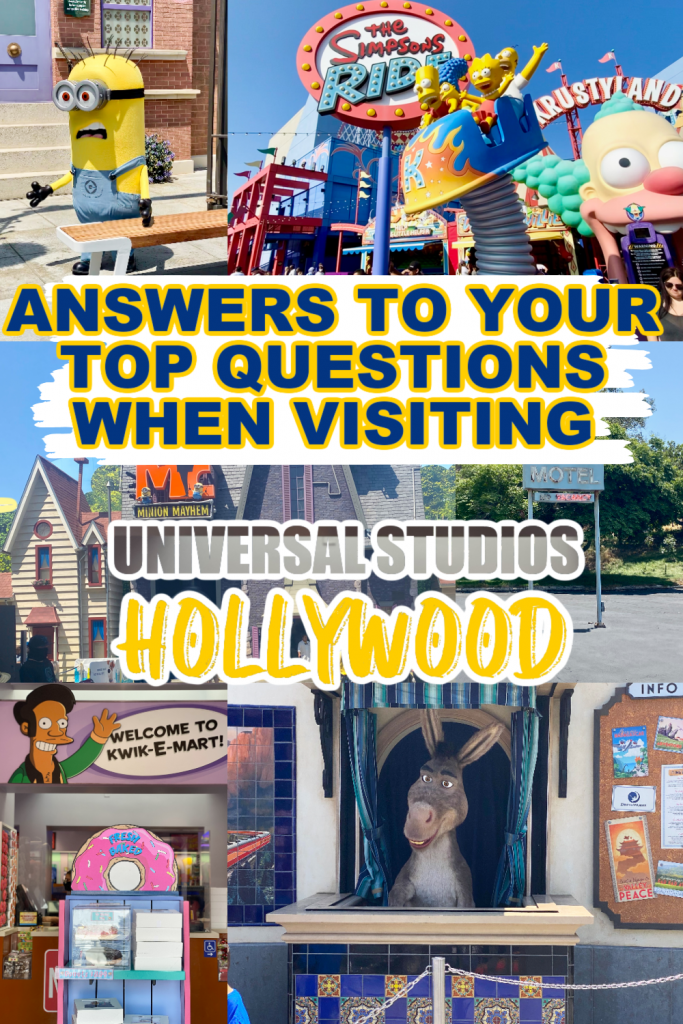 collage of things to do at Visiting Universal Studios Hollywood™