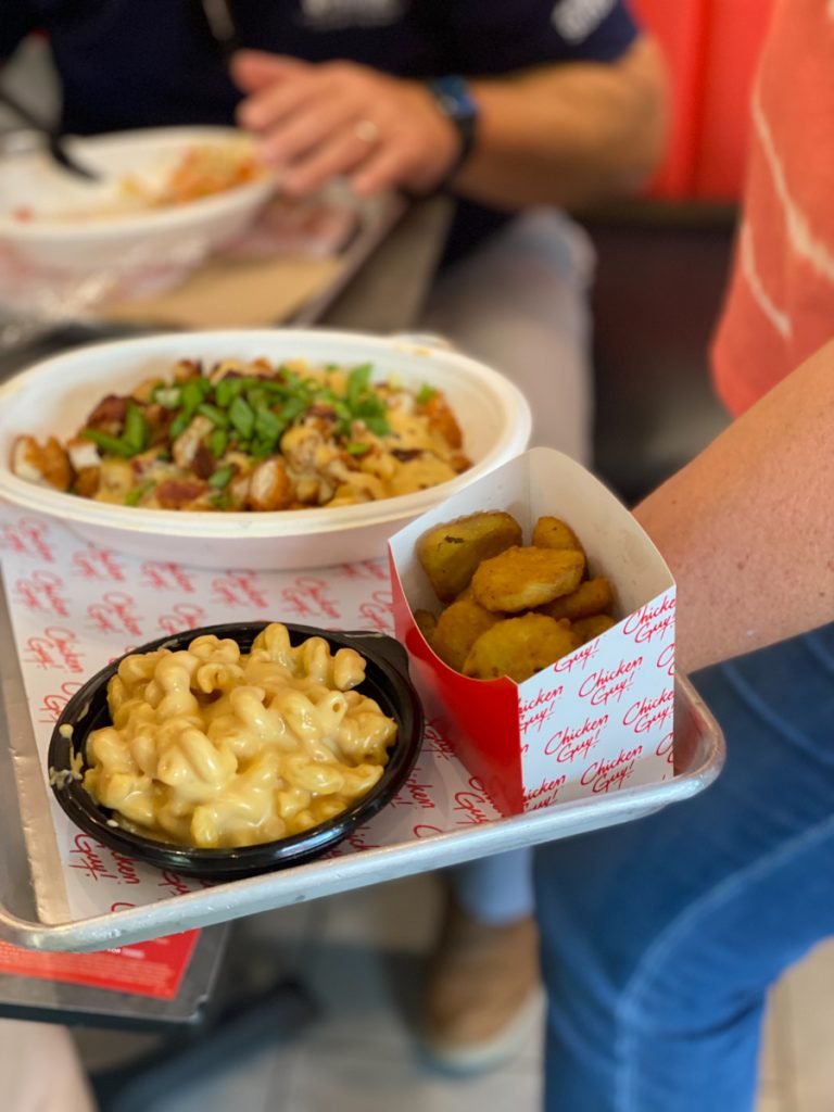 plate of food from Chicken Guy at Disney Springs