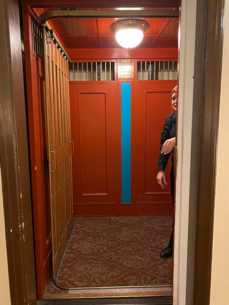 Elevator at the Hassaayampa Inn